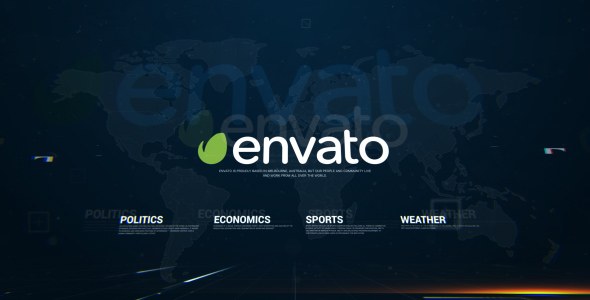 News Package Video Displays template preview