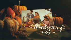 Videohive Thanksgiving Memories Slideshow Video Displays template preview