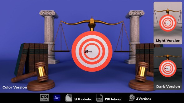 Videohive The Professional Lawyer Logo Stings template preview