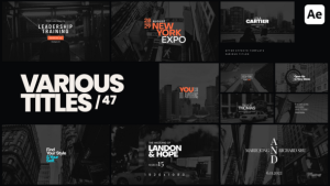 Videohive Various Titles 47 Titles template preview