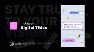 Videohive Digital Titles Reels Video Displays template preview