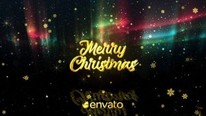 Christmas Greetings Video Displays template preview