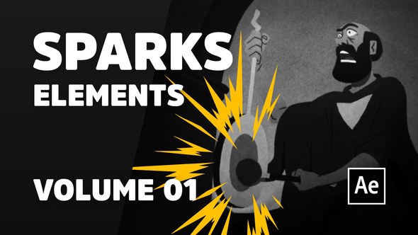 Videohive Sparks Elements Volume 01 [Ae] Elements template preview