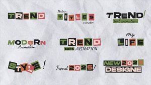 Videohive Modern Text Animation | After Effects 57354758 Titles template preview