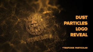 Videohive Dust Particles Gold Logo Reveal Logo Stings template preview