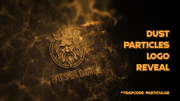 Videohive Dust Particles Gold Logo Reveal Logo Stings template preview