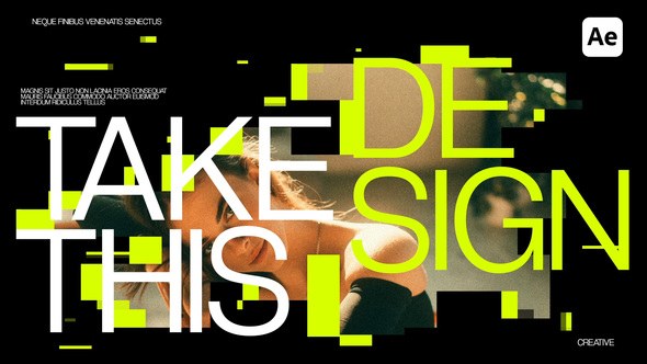 Videohive Pixel Posters For After Effects Video Displays template preview