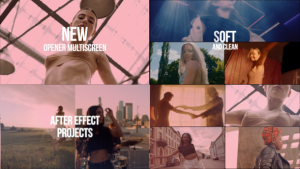 Videohive Opener Multiscreen Video Displays template preview