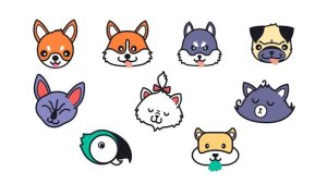 Videohive Animated Pet Icons Elements template preview