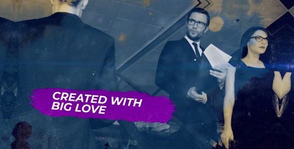 Videohive Ink Freeze Frame Openers template preview