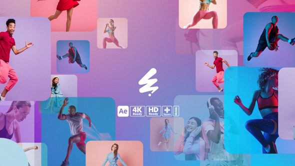 Videohive Logo Opener Loop Logo Stings template preview