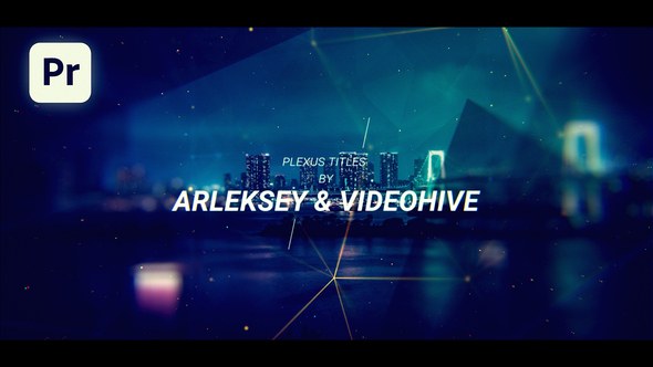 Plexus Titles Opener Premiere Pro template preview