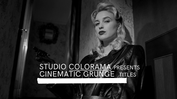 Videohive Cinematic Grunge Titles Titles template preview