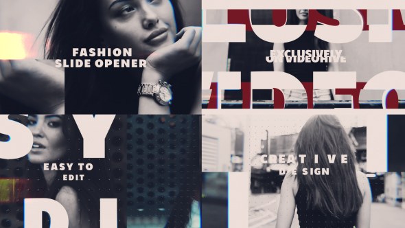 Videohive Fashion Slide Opener Openers template preview