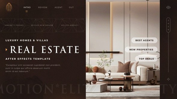 Videohive Real Estate Luxury Promo Product Promo template preview
