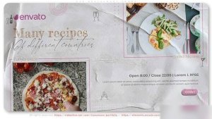 Videohive Our Restaurant Foods Openers template preview