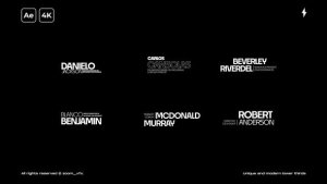 Videohive Lower Thirds | After Effects 56133765 Titles template preview