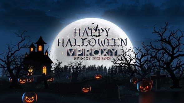 Videohive Halloween Greetings 48688695 Openers template preview