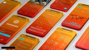 3D Screens App Promo Video Displays template preview