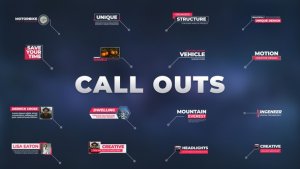 Videohive Call Outs 53366547 Infographics template preview