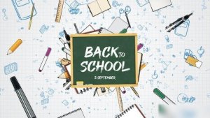 Videohive Back to School 24292628 Logo Stings template preview