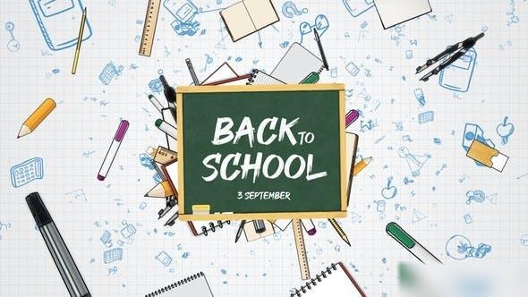 Videohive Back to School 24292628 Logo Stings template preview