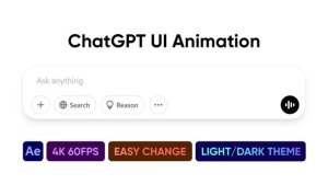 Videohive ChatGPT Searching Animation Broadcast-packages template preview