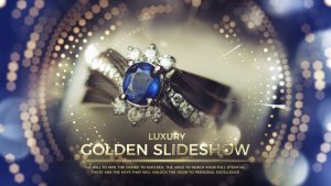 Videohive Luxury Golden Slideshow Video Displays template preview