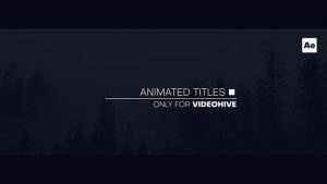 Videohive Animated Titles 41881607 Titles template preview