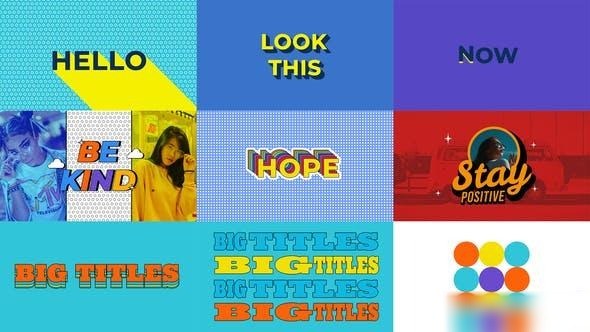 Videohive Colorful Title Opener Openers template preview