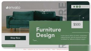 Videohive Comfort Furniture Promo Openers template preview