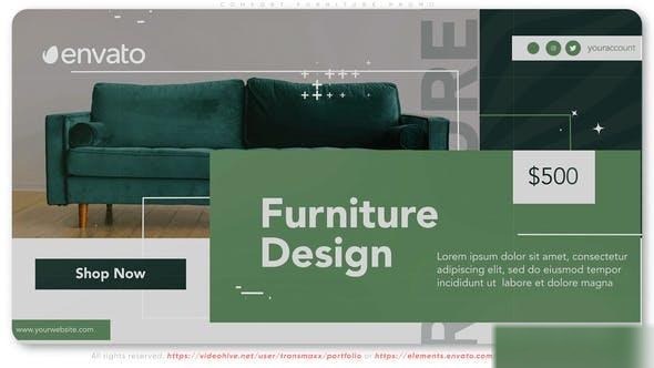 Videohive Comfort Furniture Promo Openers template preview
