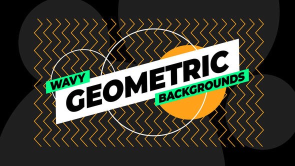 Videohive Geometric Backgrounds 54192171 Elements template preview