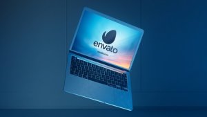 Videohive Stylish Room Laptop Logo Reveal Logo Stings template preview