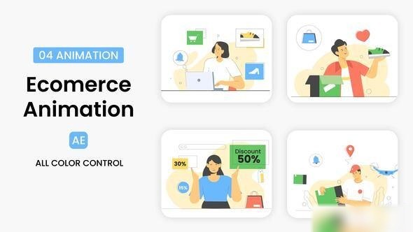 Videohive E-commerce Animation Scene