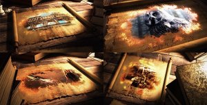 Videohive Epic Scroll Parchment Openers template preview