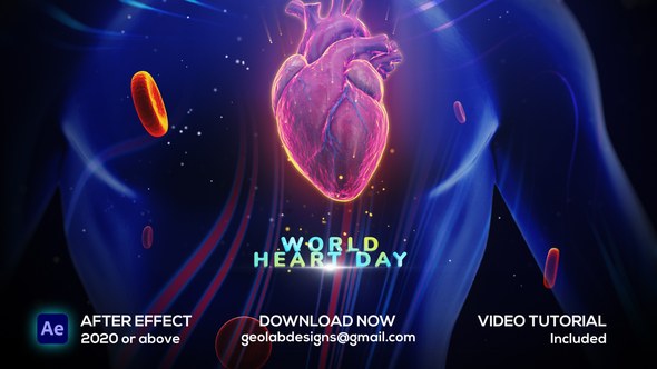 Videohive World Heart Day 59980918 Openers template preview