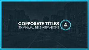 Corporate Titles 4 Video Displays template preview