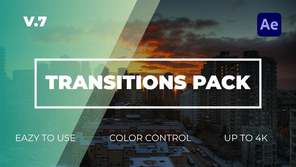 Videohive Transitions Pack | After Effect 38166967 Elements template preview