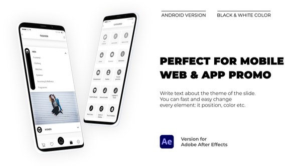 Videohive Dynamic Android App Promo Product Promo template preview