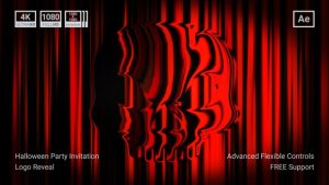 Videohive Halloween Party Invitation Logo Stings template preview