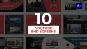 Videohive YouTube End Screens 31847986 Broadcast-packages template preview