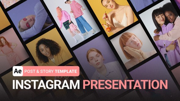 Videohive Instagram Posts and Stories Presentation Template Elements template preview