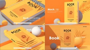 Book Advertising Mockup Ver 0.1 Premiere Pro template preview