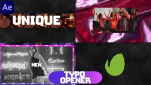 Videohive Typo Opener 48348411 Elements template preview