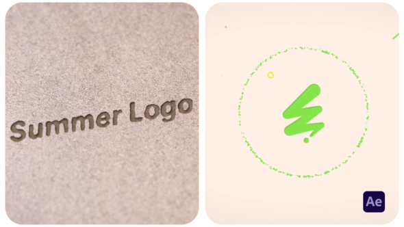 Videohive Summer Logo Opener Logo Stings template preview