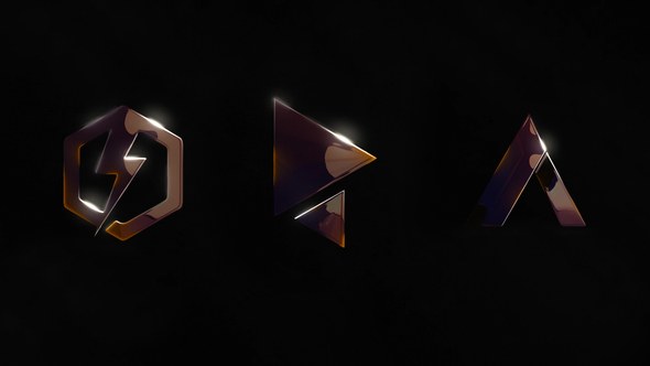 Videohive Gold Shine Logo Logo Stings template preview