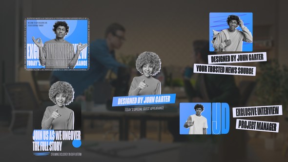 Videohive Embedded Media Lower Thirds Titles template preview