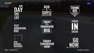 Videohive Big Text Animation Titles template preview