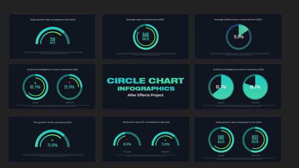Videohive Infographics Circle Chart Infographics template preview